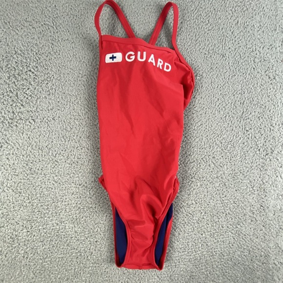 Speedo Lifeguard Bathing Suit Womens 32 Endurance Red 1-Piece Swimsuit NEW $55 - Picture 1 of 9